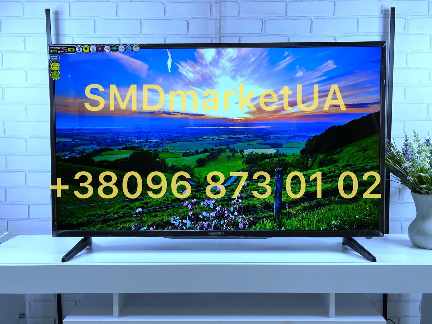 4K cмарт телевизор SmartTV 56" 142см UHD TV, LED IPTV