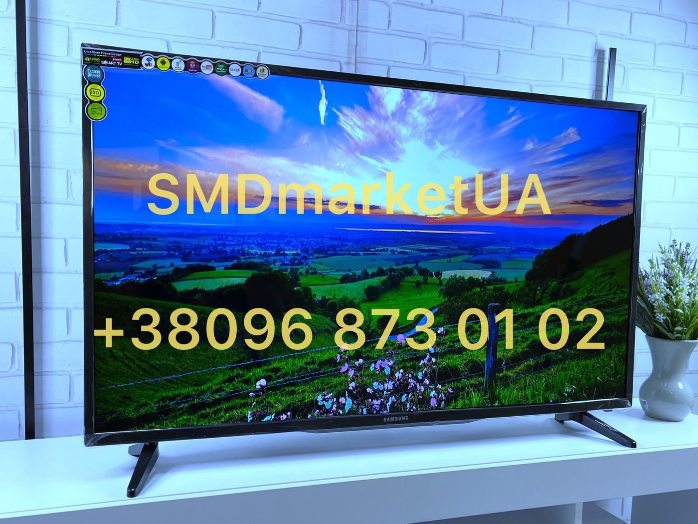 4K cмарт телевизор SmartTV 56" 142см UHD TV, LED IPTV