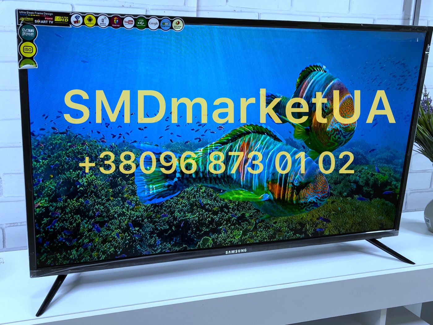 4K смарт телевізор SmartTV 43"109см UHDTV,LED IPTV, 2024