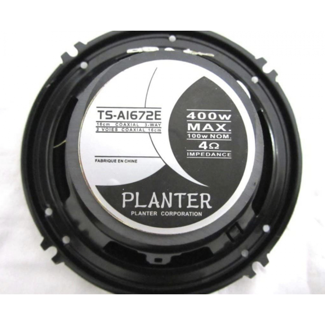 Автоакустика Planter TS-G1641 мощность 400 Вт 6.5" (16 см) двухсторонний автомобильный коаксиальный динамик