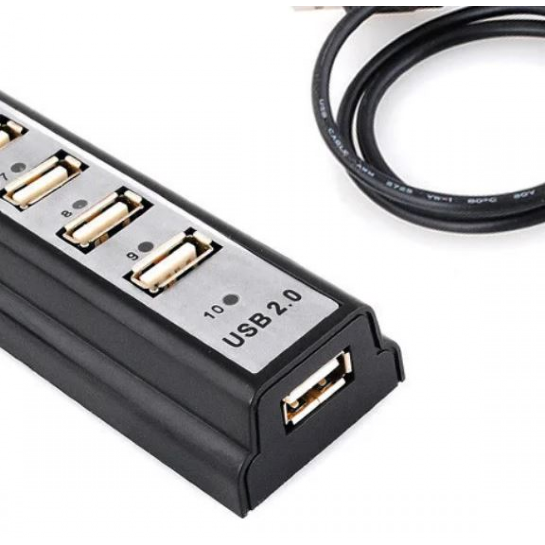 Разветвитель USB HUB 10 PORTS 220V